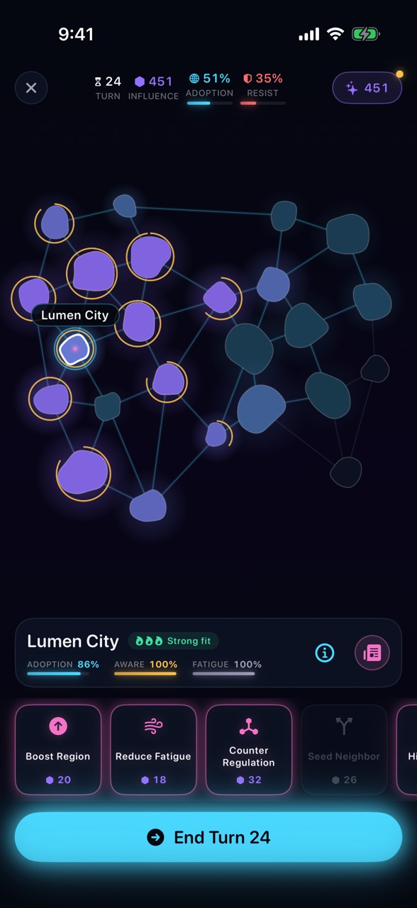 Cascade: World Reaction — screenshot