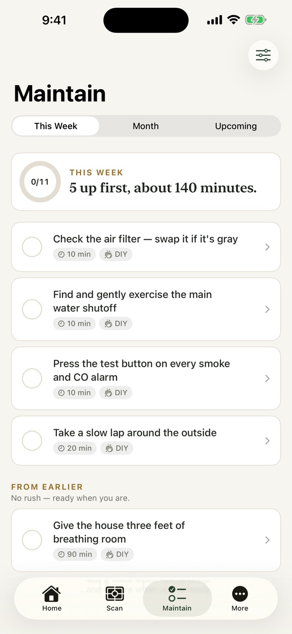 Homelore — screenshot