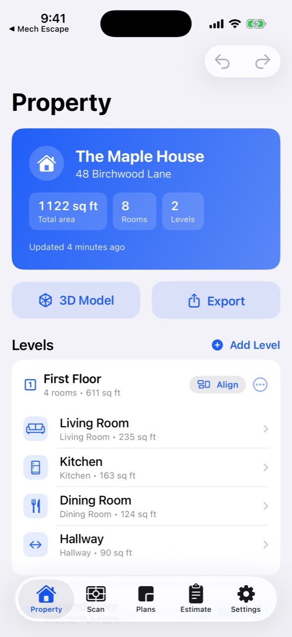 Homeprint — screenshot