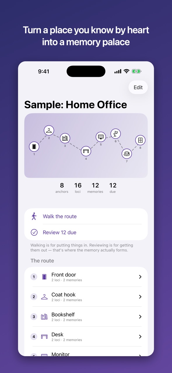 Lociform — screenshot
