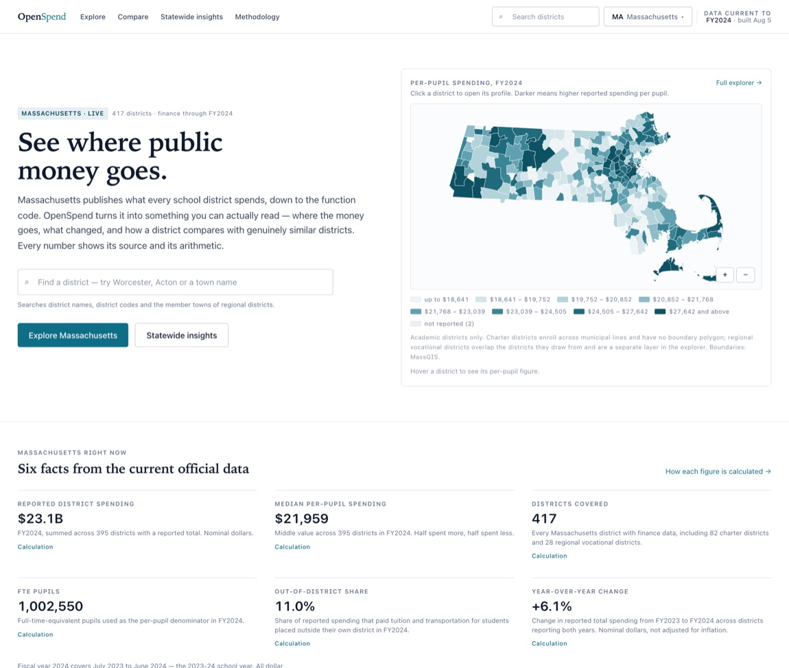 OpenSpend — screenshot
